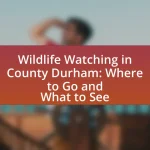 Wildlife Watching in County Durham: Where to Go and What to See