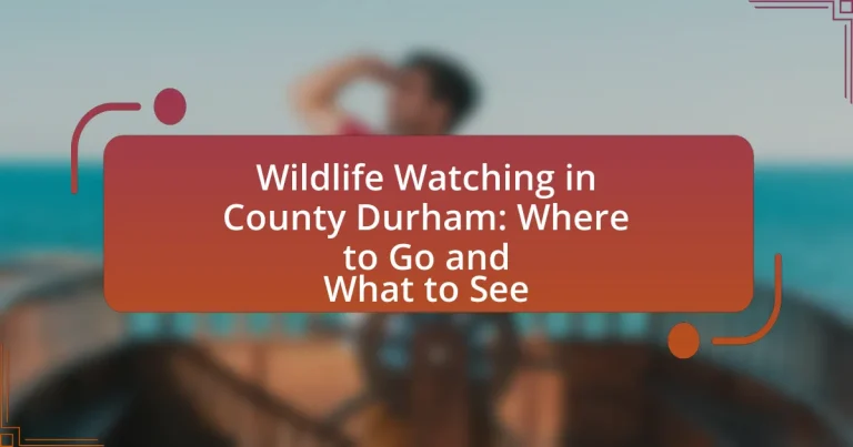 Wildlife Watching in County Durham: Where to Go and What to See